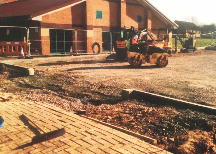 Paving contractor in Rugby Warwickshire